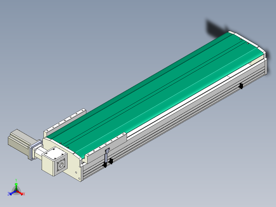 东锦同步带传动-直线滑台模组DH270B-C-L150-S850-BL-P750W-C3