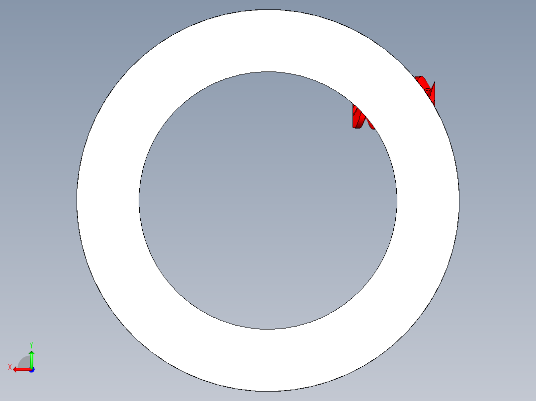 齿轮啮合 (75)后视图