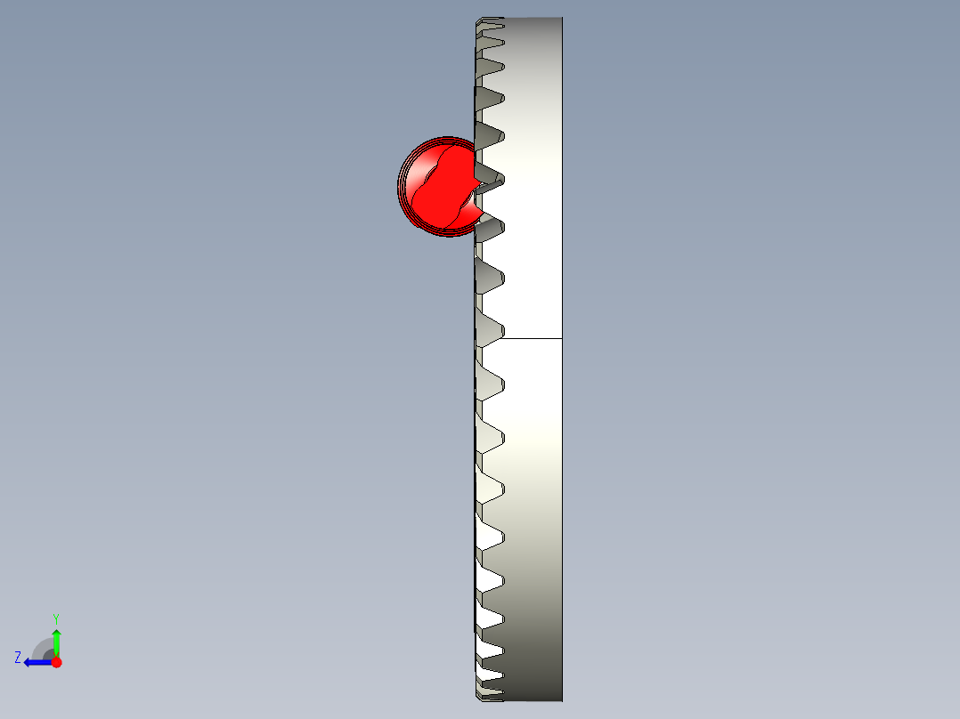 齿轮啮合 (75)右视图