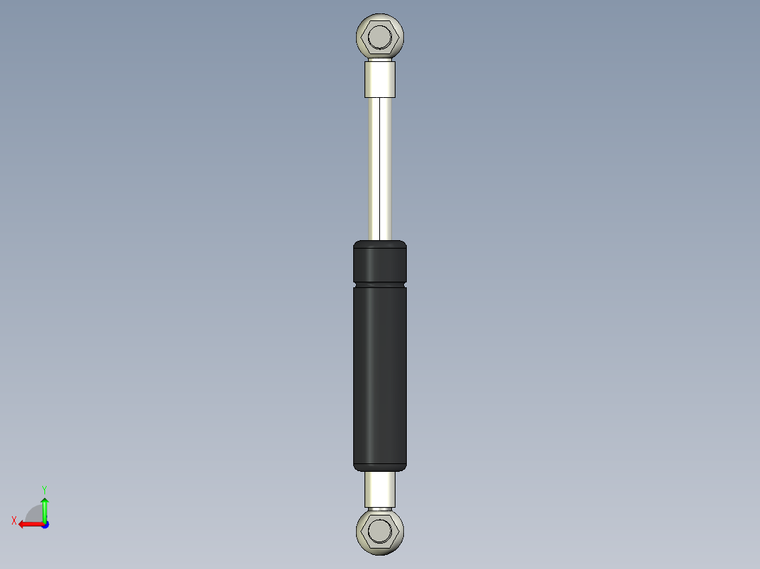 Q气压弹簧B310000029(12KG L165 和尚頭)后视图
