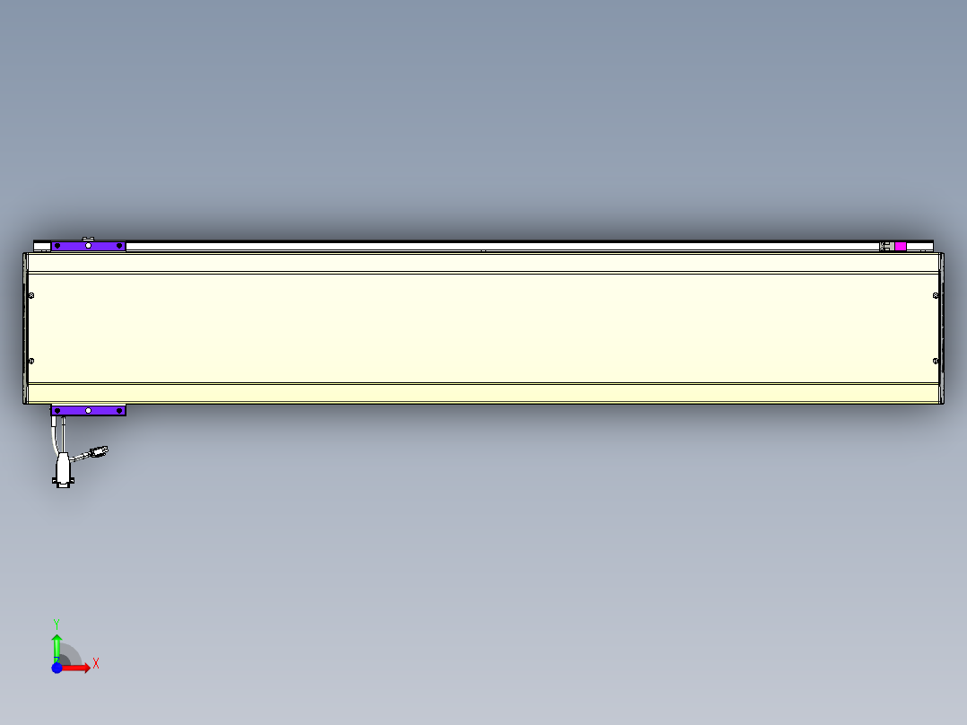 威洛博VL系列直线电机模组-VL22H1-S1150前视图