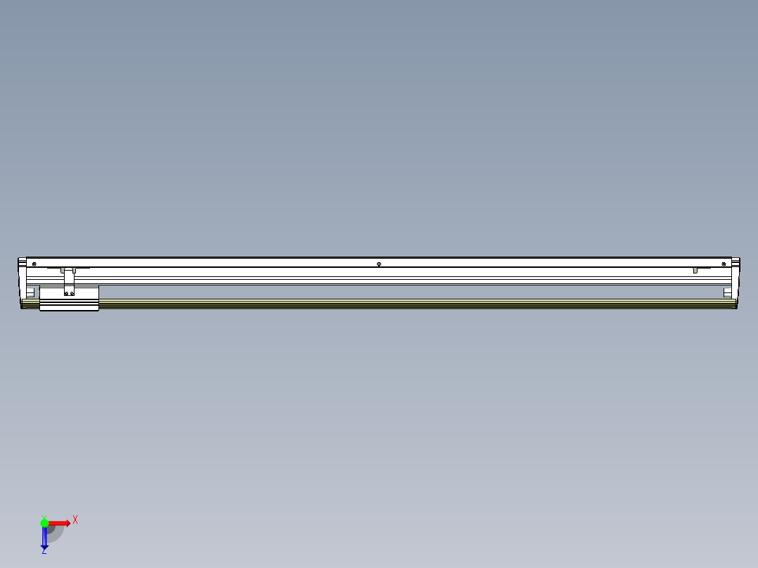 威洛博VL系列直线电机模组-VL22H1-S1150俯视图