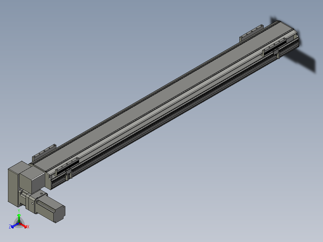直线模组LHB17-L40-S1400-LD设计图纸