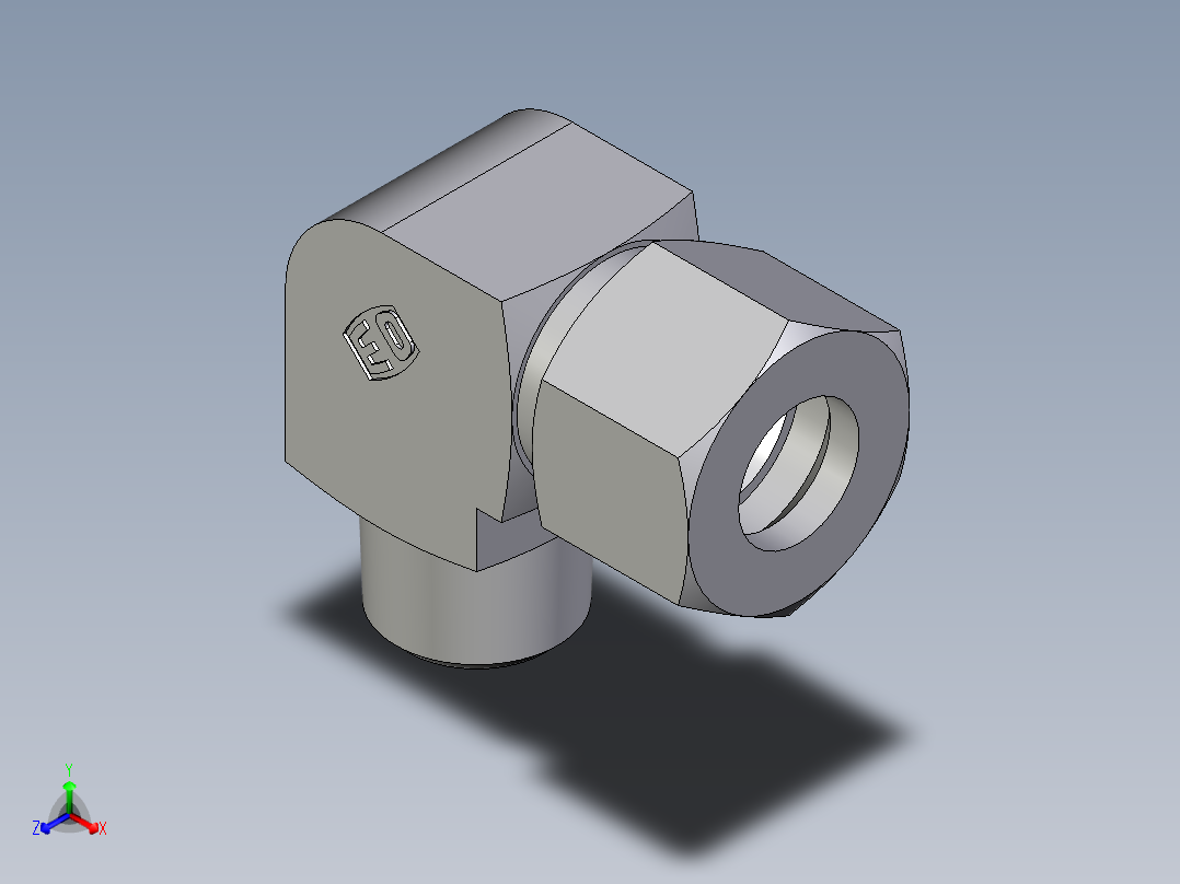 卡套式工业通用硬管接头EO_Male_stud_elbow_WE12LMCF