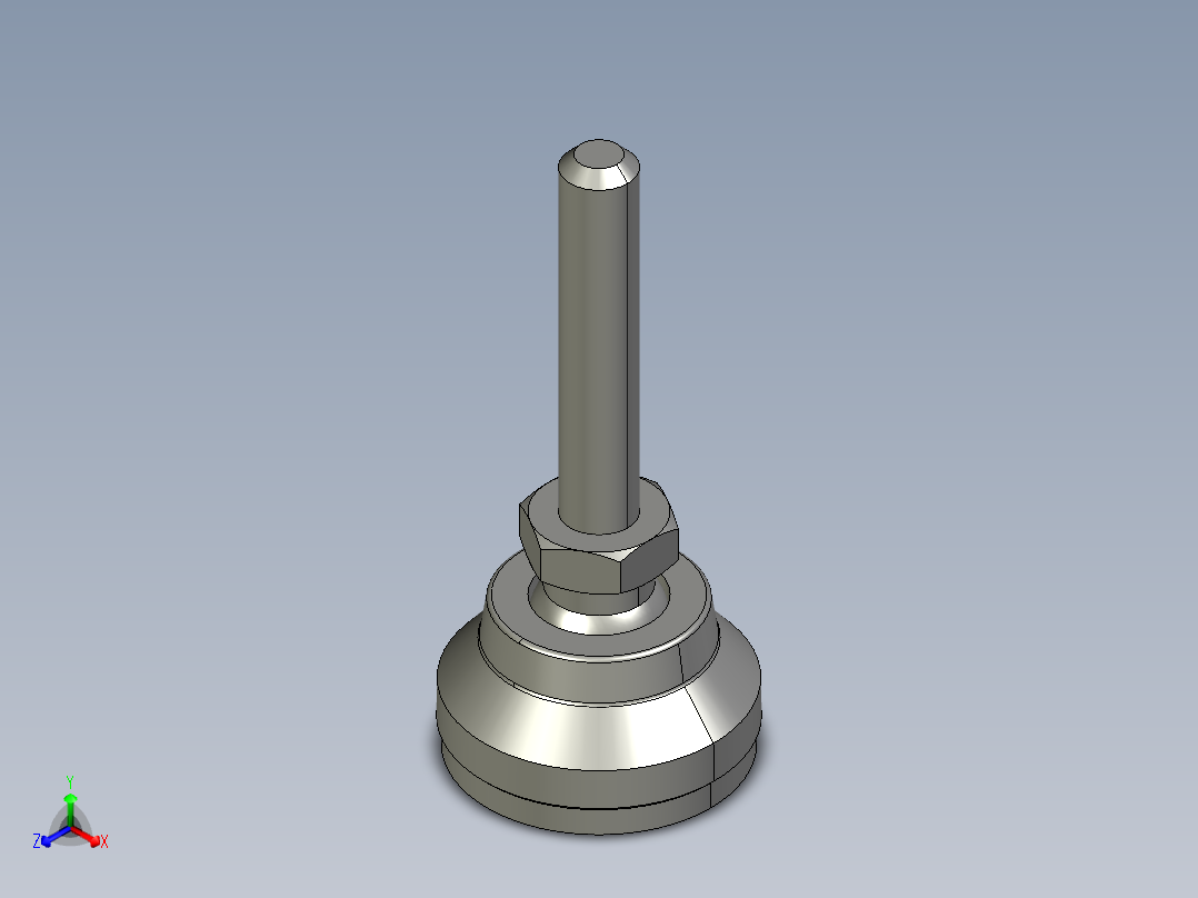 水平調整腳座LSA32-3D多系列多零件图纸模型