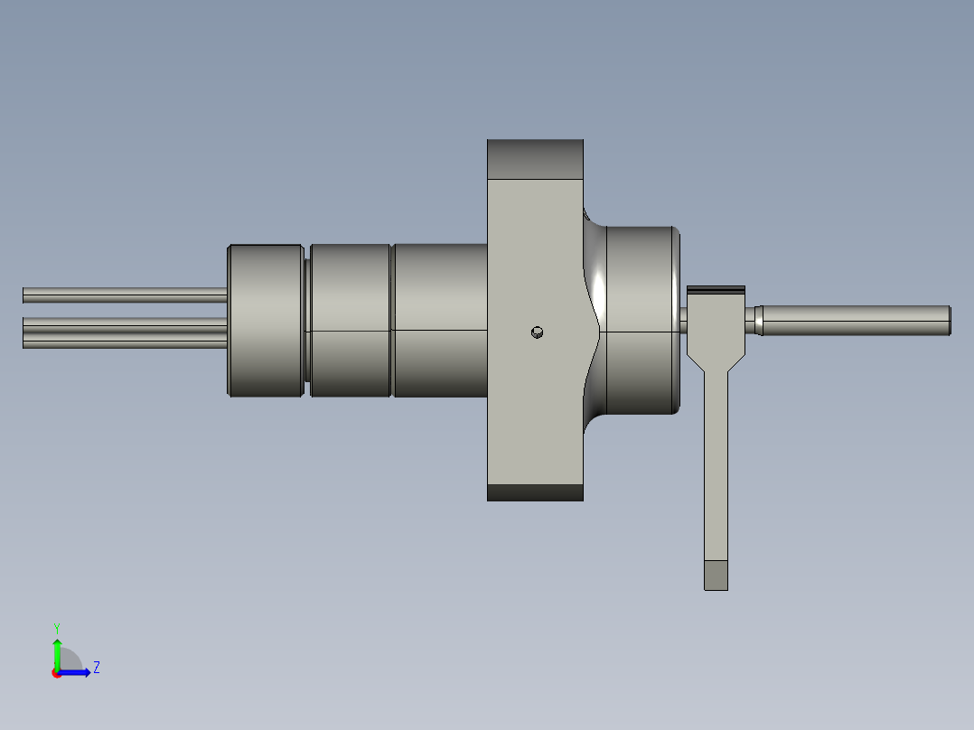 11B6SL-SO404多工位带推管模具左视图