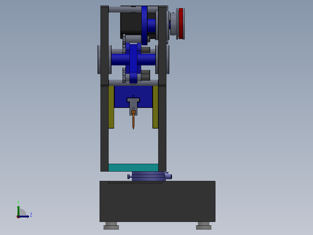 巧克力自动切割成型机sw17可编辑左视图
