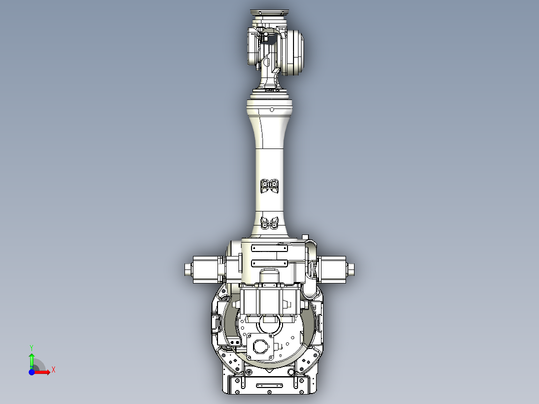 那智机器人nachi mc280l 6axis-industrial robot前视图