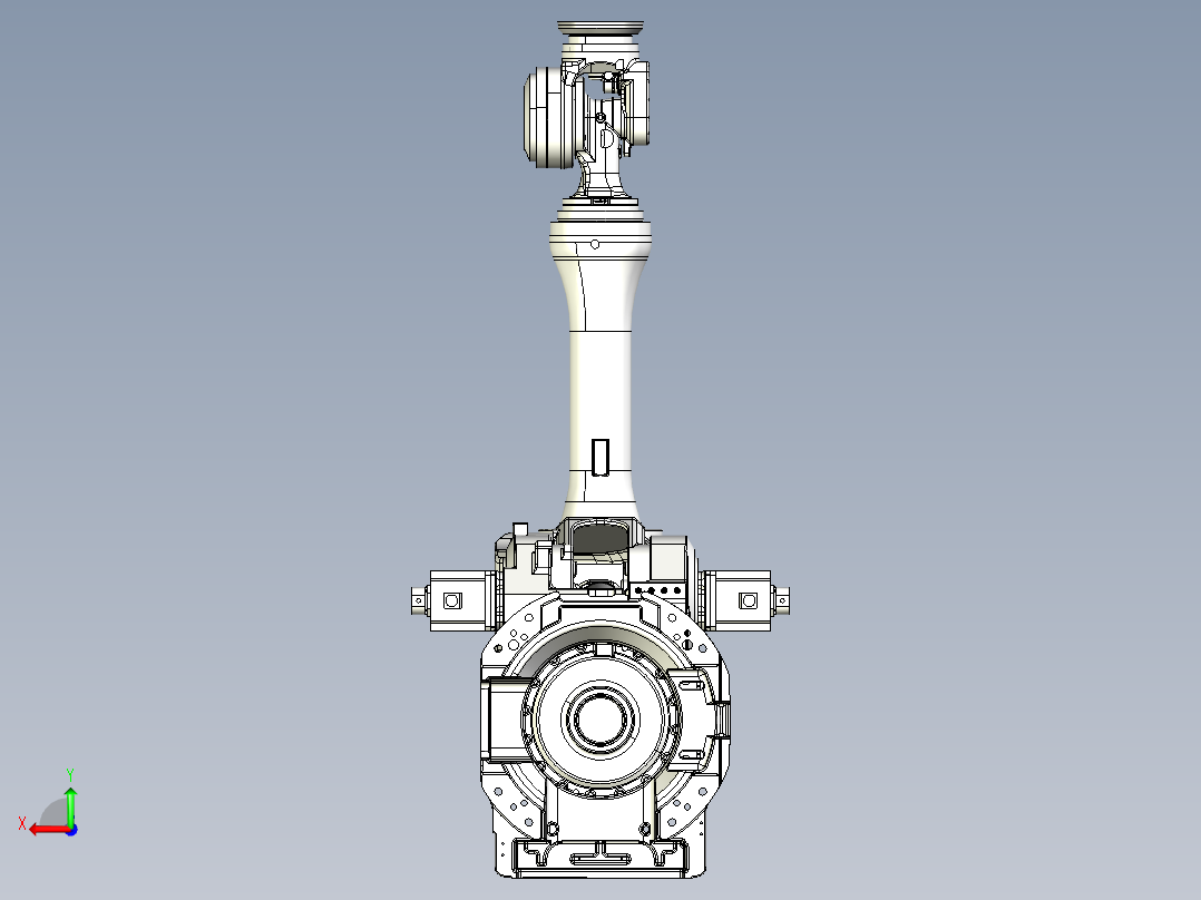 那智机器人nachi mc280l 6axis-industrial robot后视图