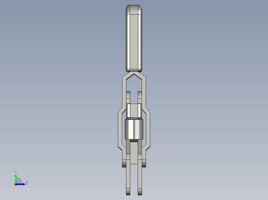 GH-12137快速夹钳3D模型左视图
