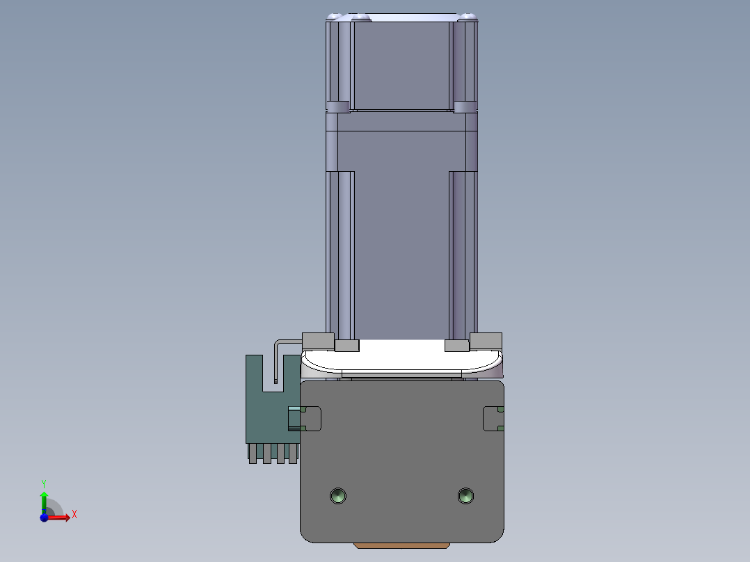 MTB同步带半封闭MTB5-40-BW-P100W前视图