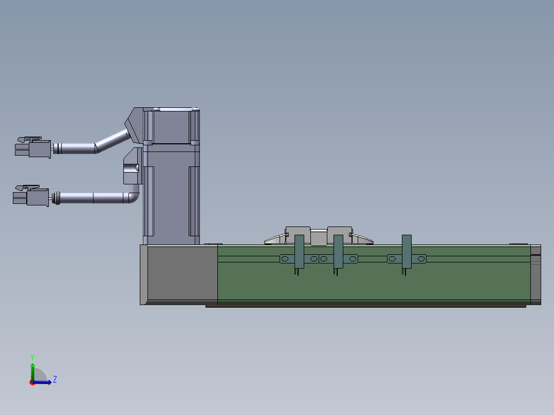 MTB同步带半封闭MTB5-40-BW-P100W左视图