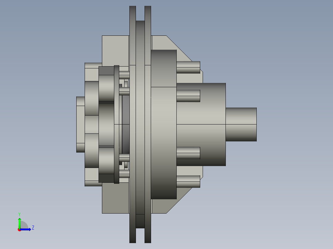 制动器 (47)左视图