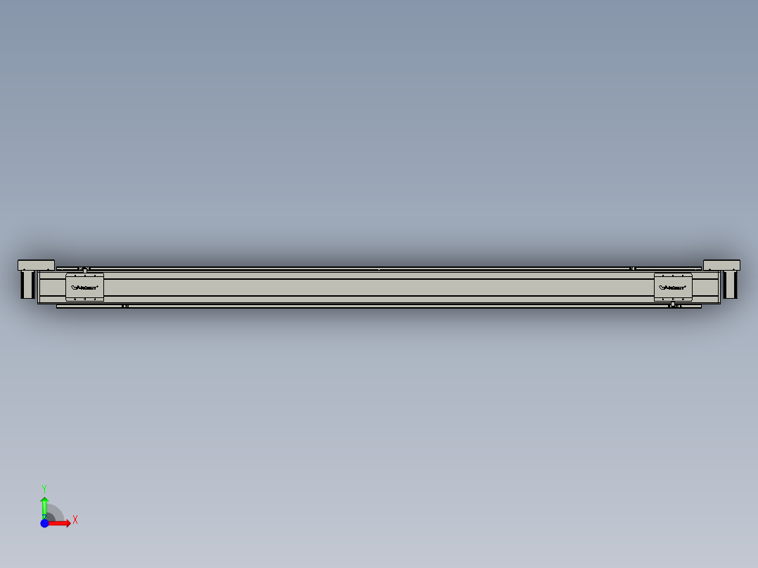 威洛博双电机滑台-VBC14S2-L50-S2300-BLR-P40-C6前视图