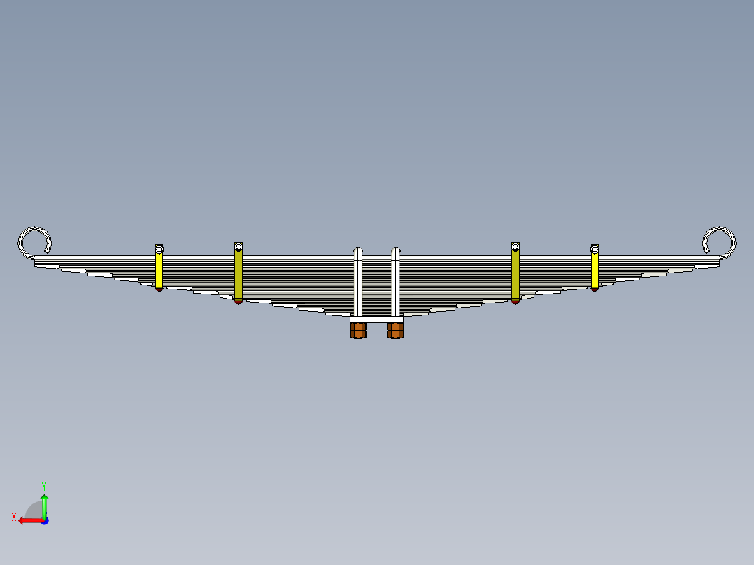 汽车悬架系统设计含三维图1491197===350后视图
