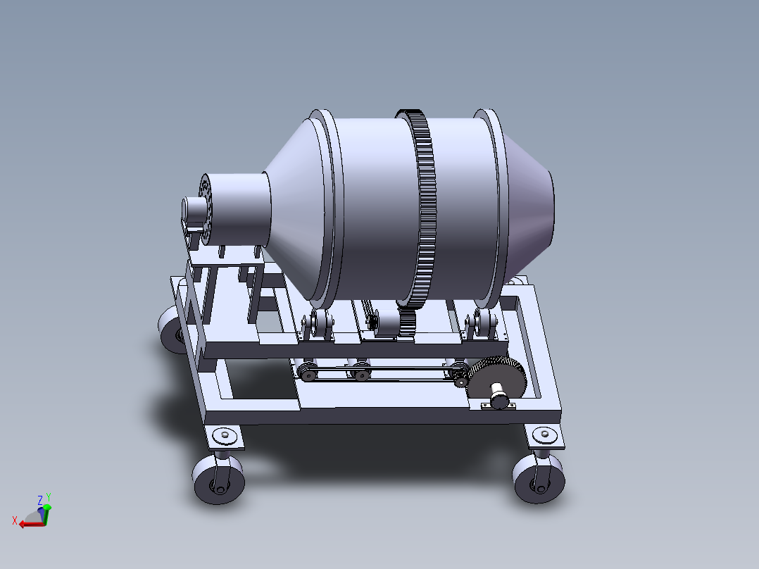 滚筒干燥机-三维