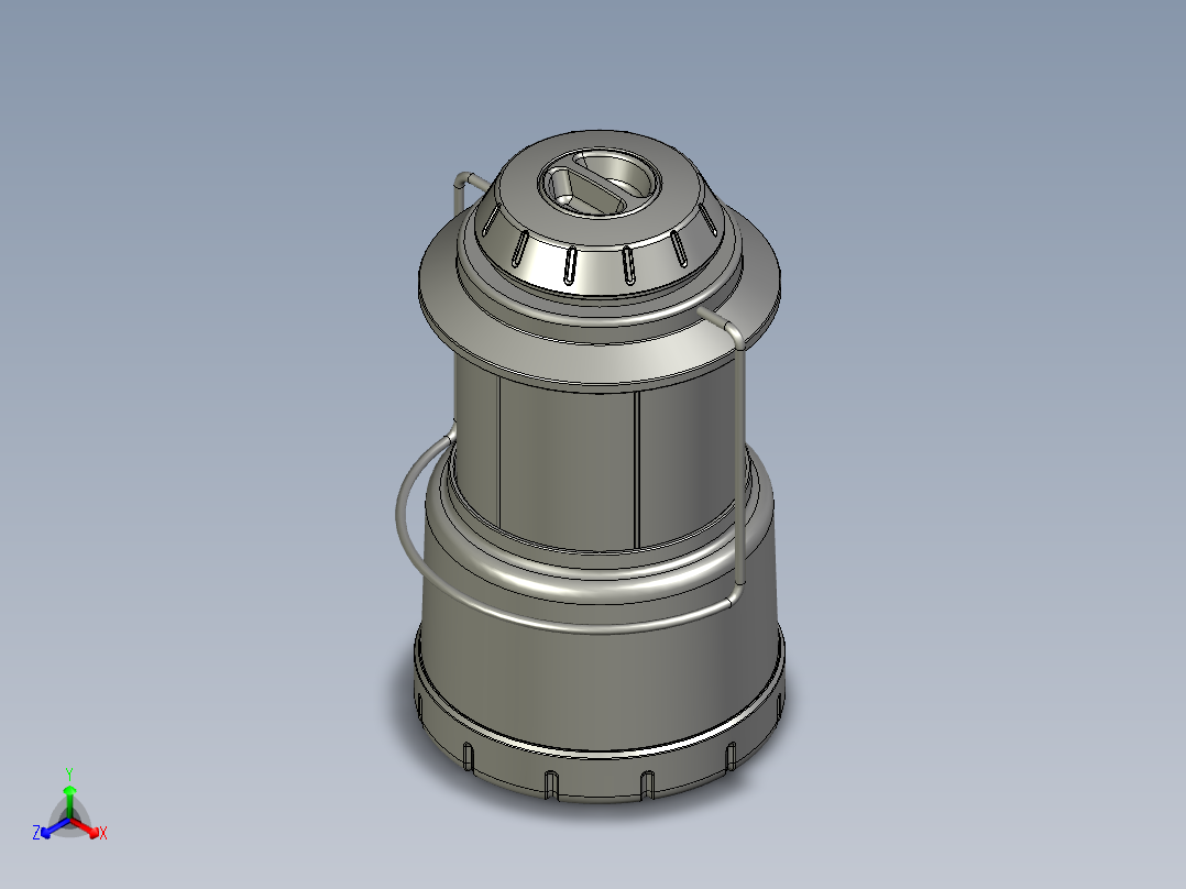 灯笼正等轴测图
