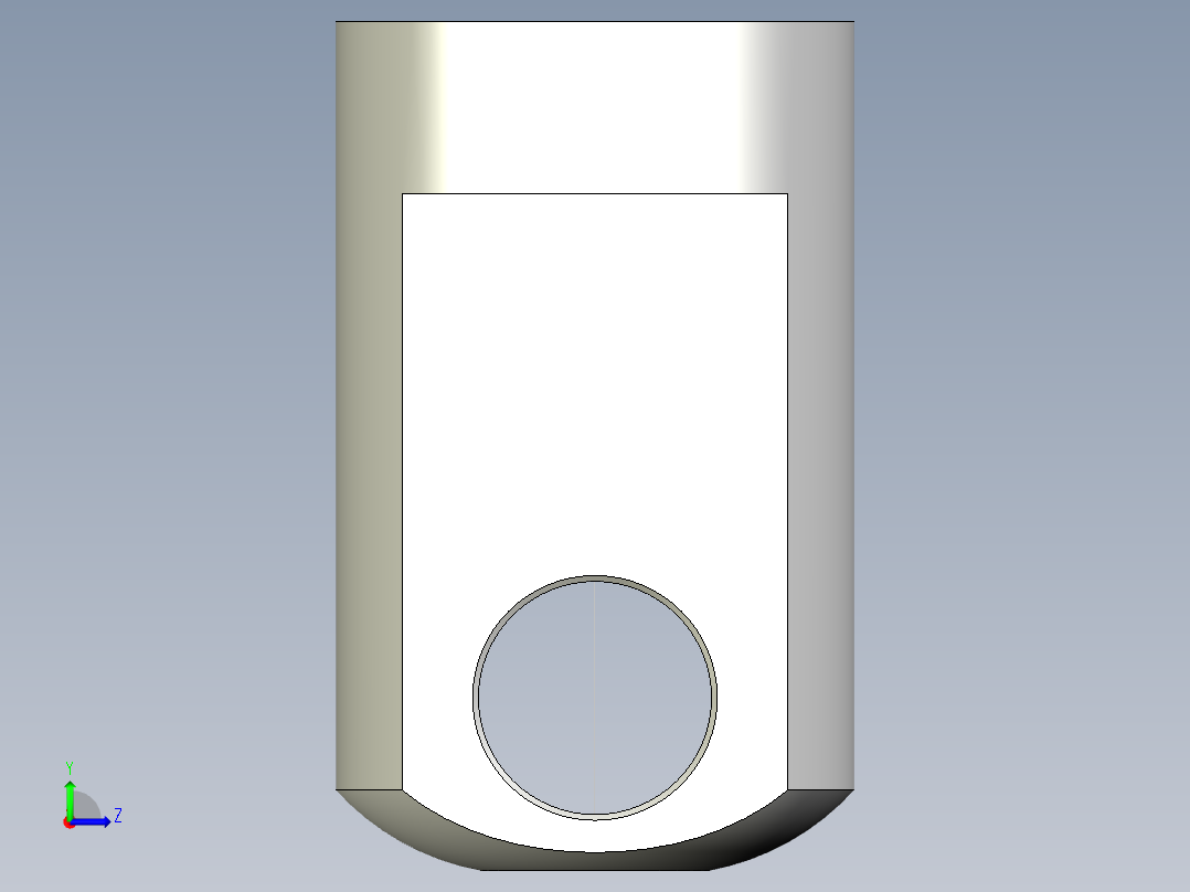 U接頭10.(B)-3D多系列多零件图纸模型左视图