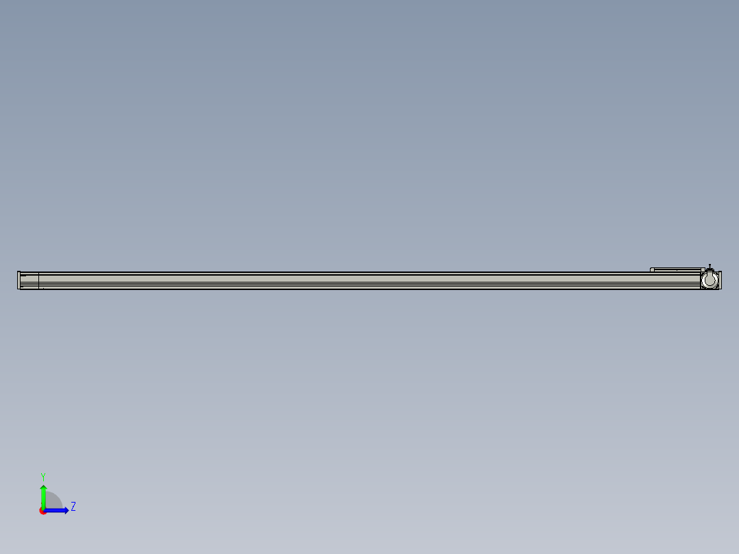 欧规系列-LB8-L150-S2800-BR-ZP75-C3左视图