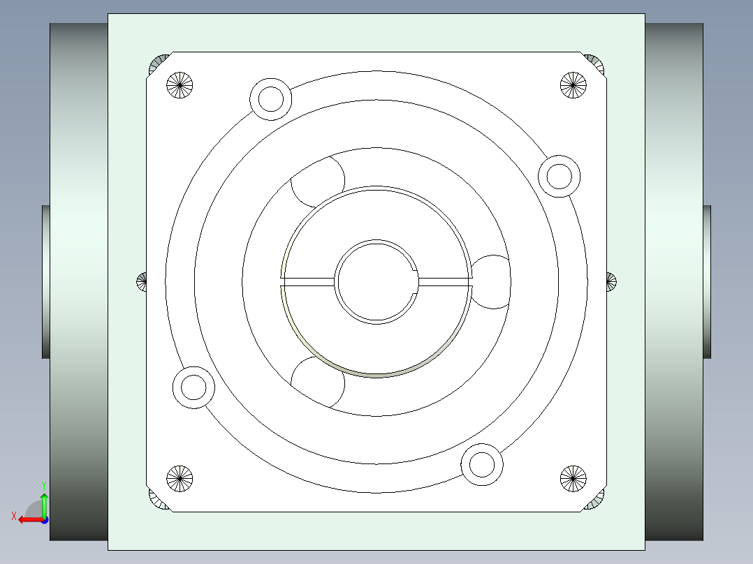 换向器PW140双孔 PLX120-L1 22-110-145-M8.stp后视图
