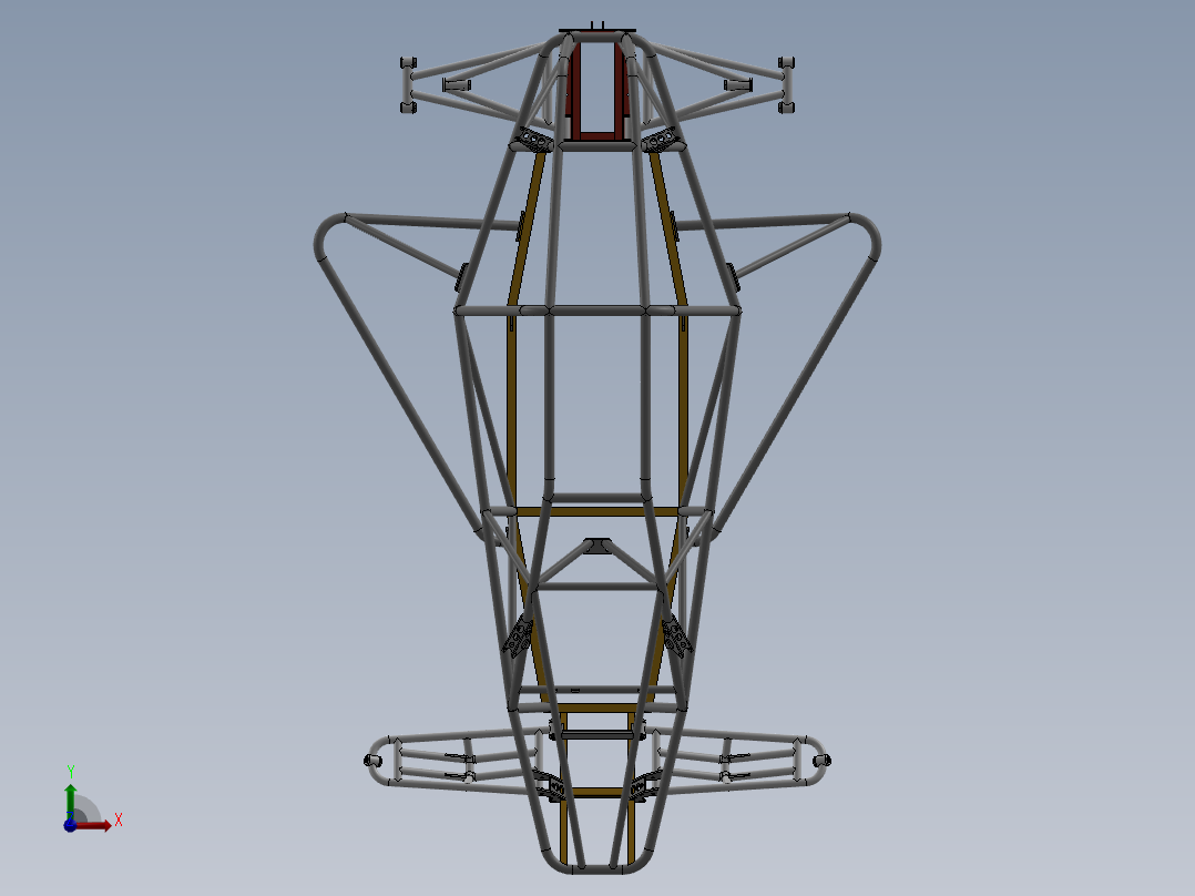 摩托车底盘前视图
