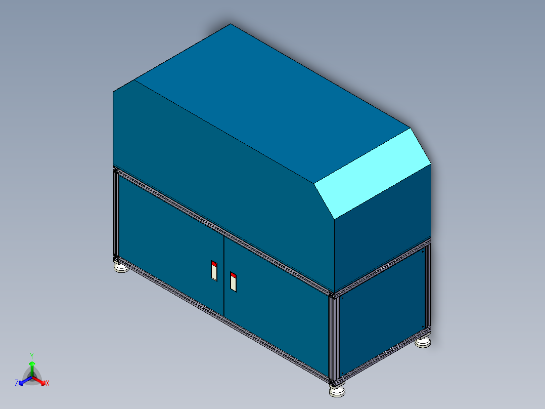 开关电线头剥线机_step正等轴测图