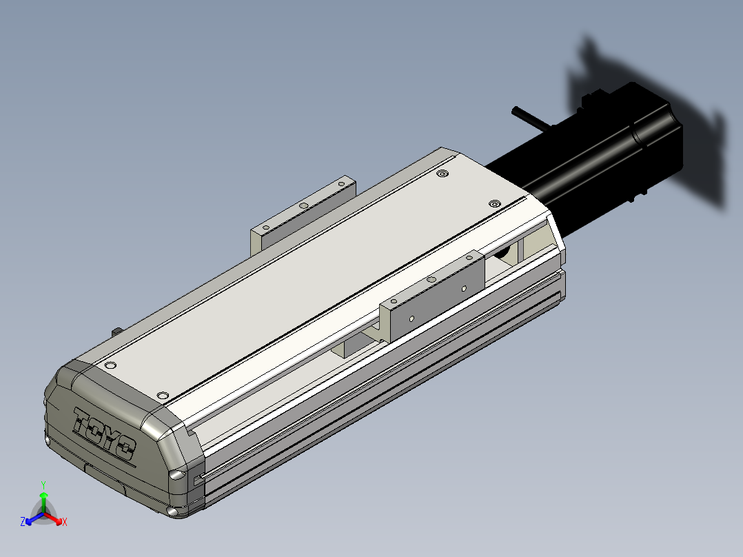 Toyo东佑达直线模组-ETH13-150-BC-400W+煞車正等轴测图