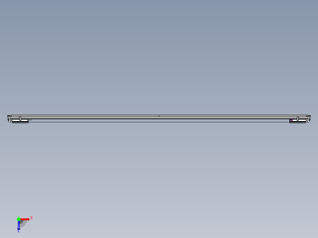 威洛博VL系列直线电机模组-2VL22H3-S3350俯视图