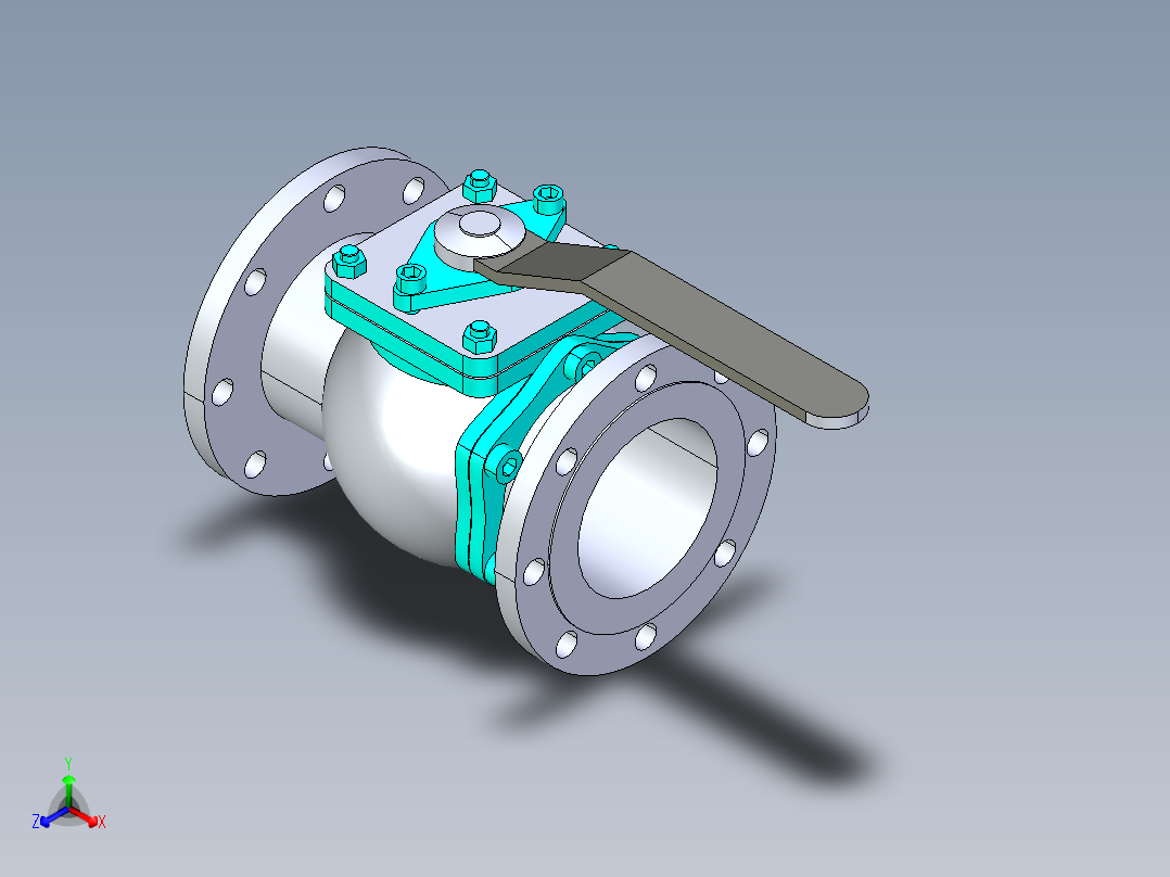 阀门模型-______[150]正等轴测图