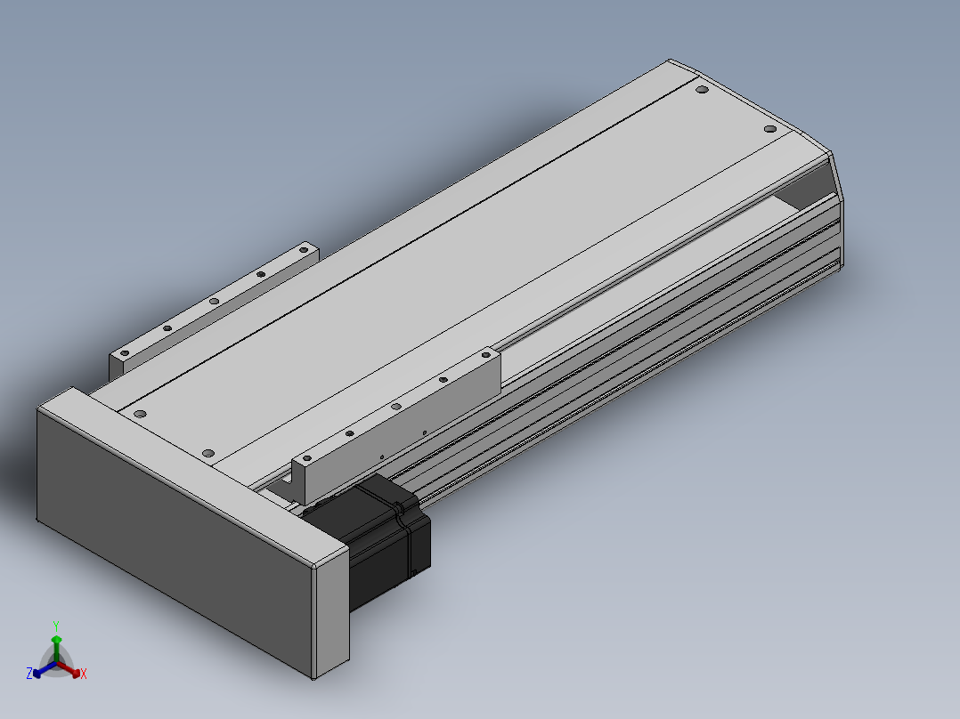 精密模组MY220-T10-350L-BL-P75B-C4-C正等轴测图