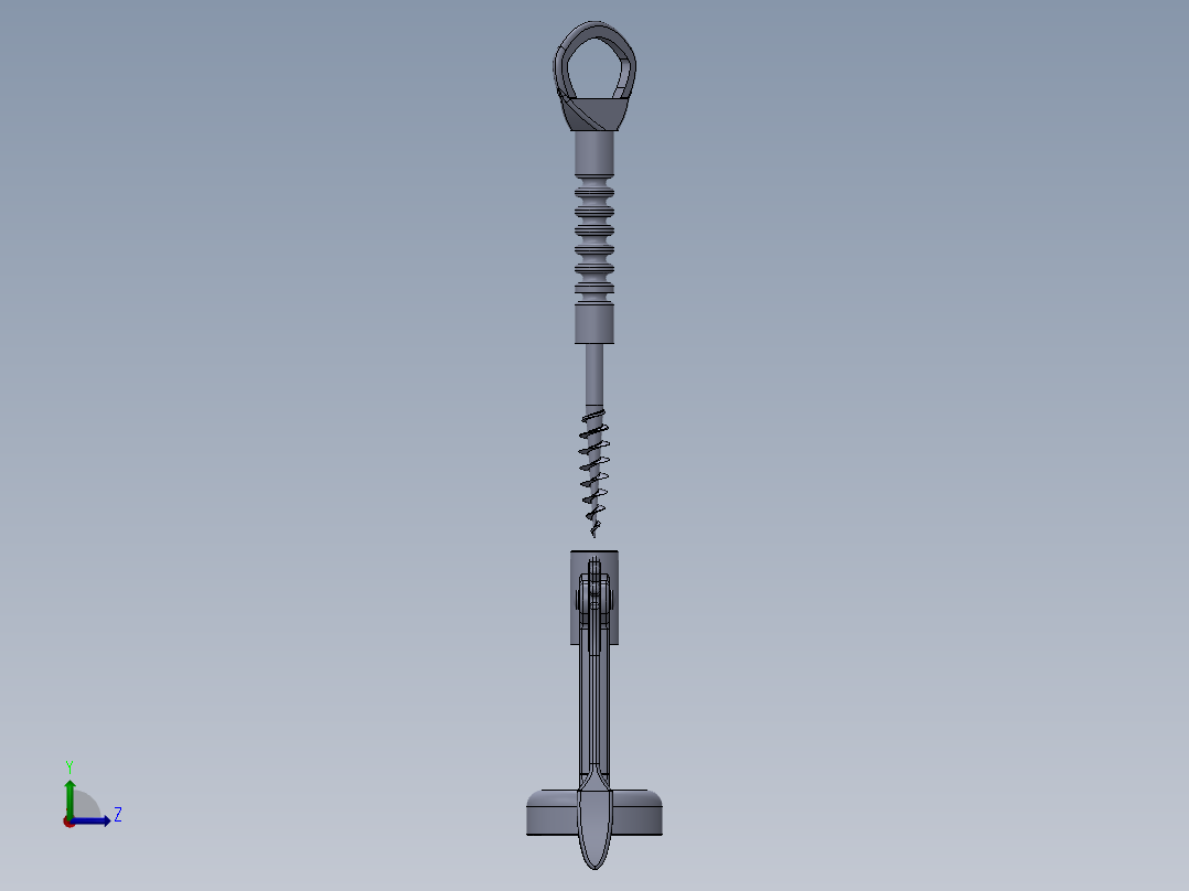 螺旋开瓶器12左视图