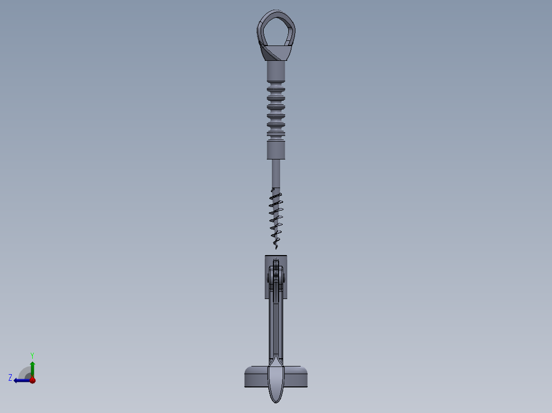 螺旋开瓶器12右视图