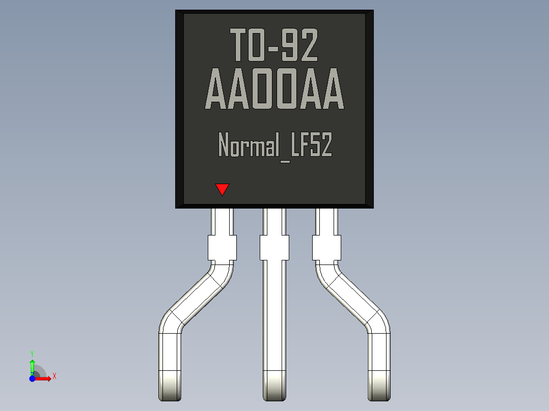 TO-92_Normal_LF52_rev1.1前视图