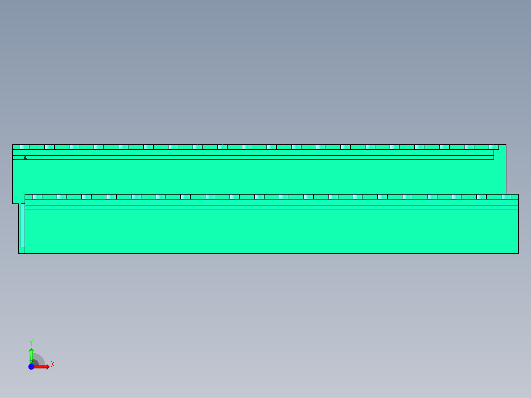 DEGSON 2EDG 系列 5.0mm 可插拔接线端子组-2EDGRT-5.0-40P-14-00AH前视图