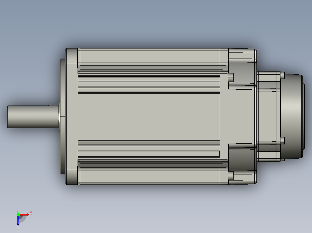 电机MS6G-130TL15EZ2-42P3俯视图
