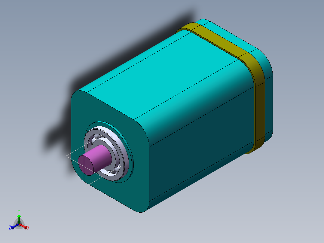 硬币分拣机正等轴测图