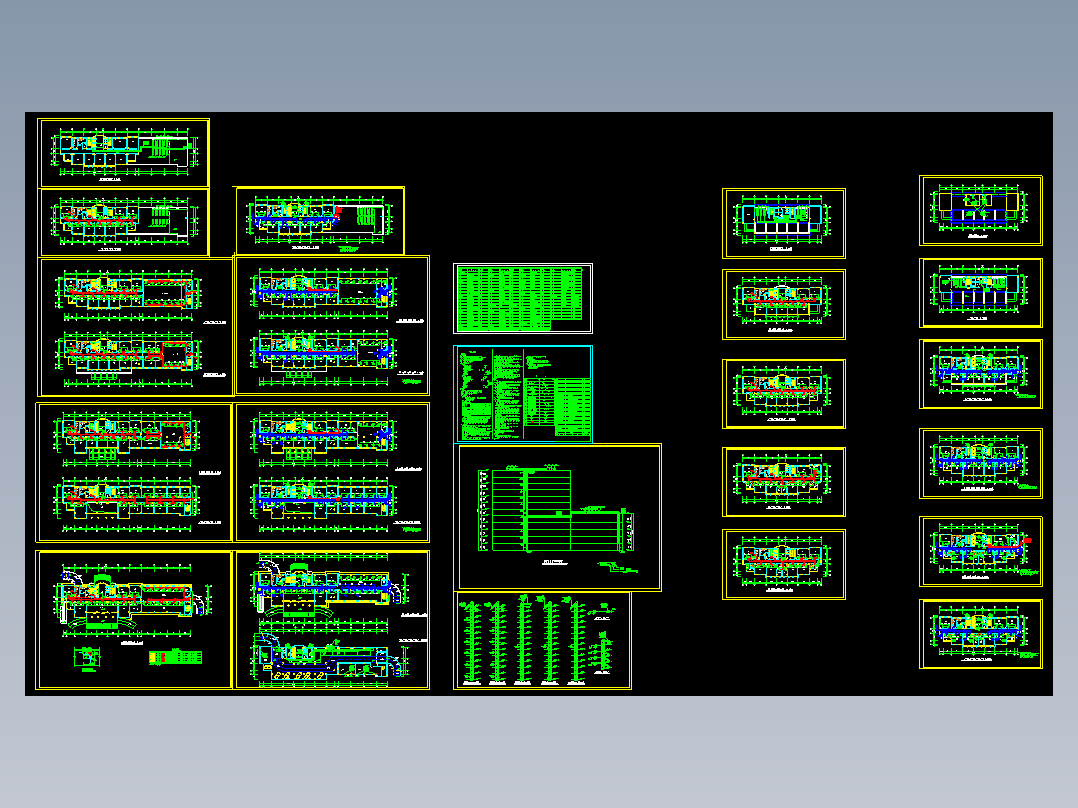 某信息中心综合办公楼空调通风防排烟图