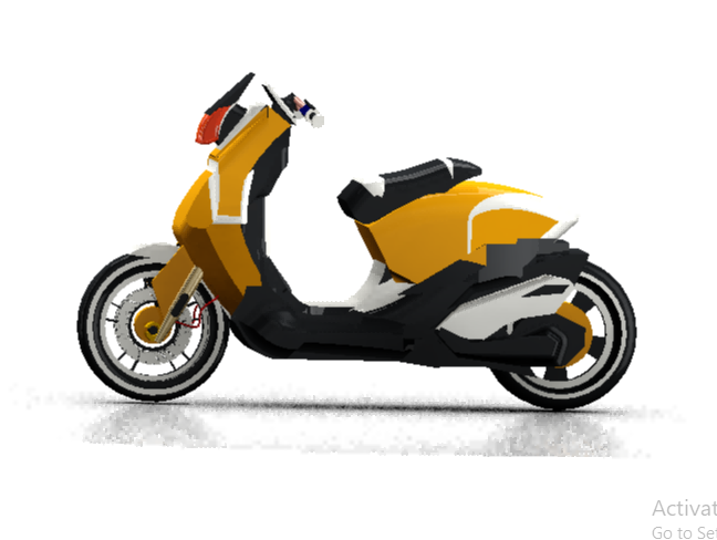 轻型电动摩托车造型