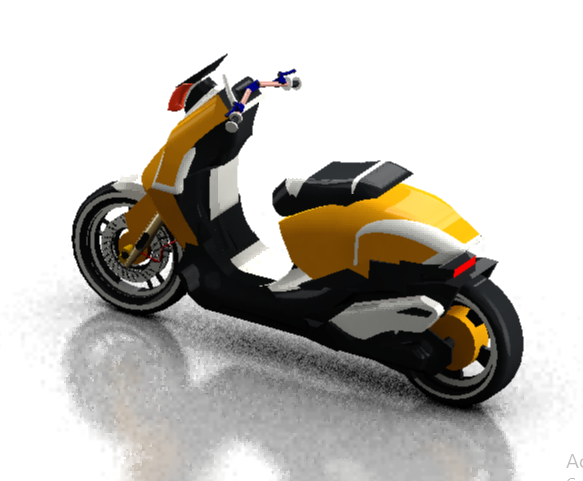 轻型电动摩托车造型