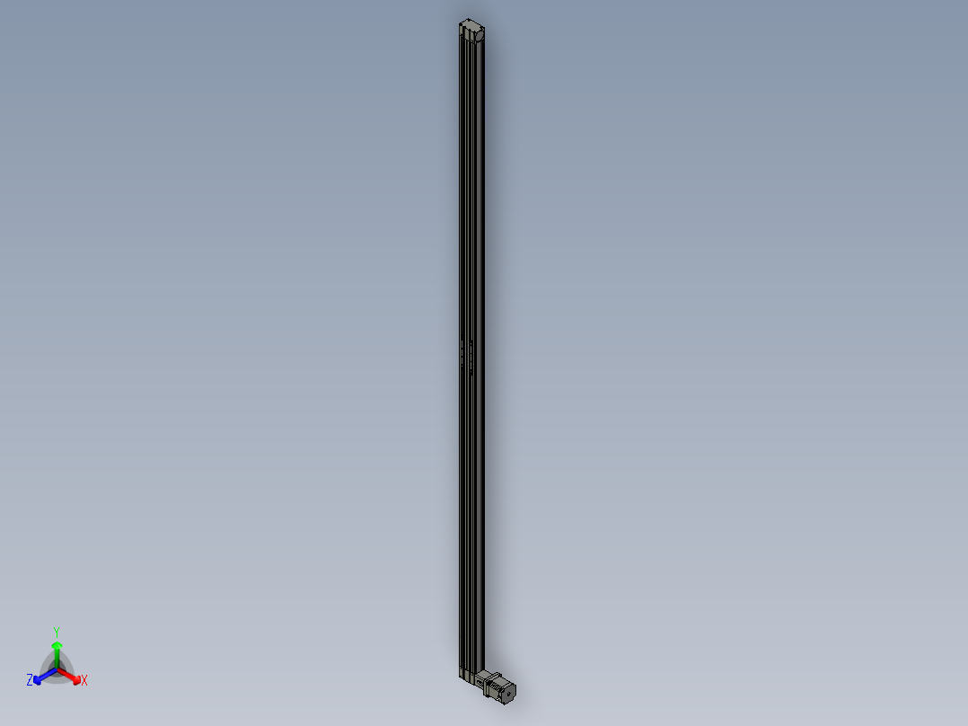 模组FBL100E3200-L正等轴测图