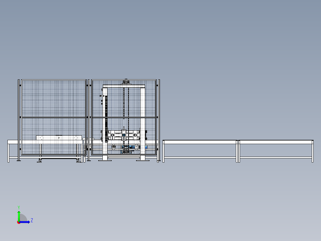 包装码垛机左视图