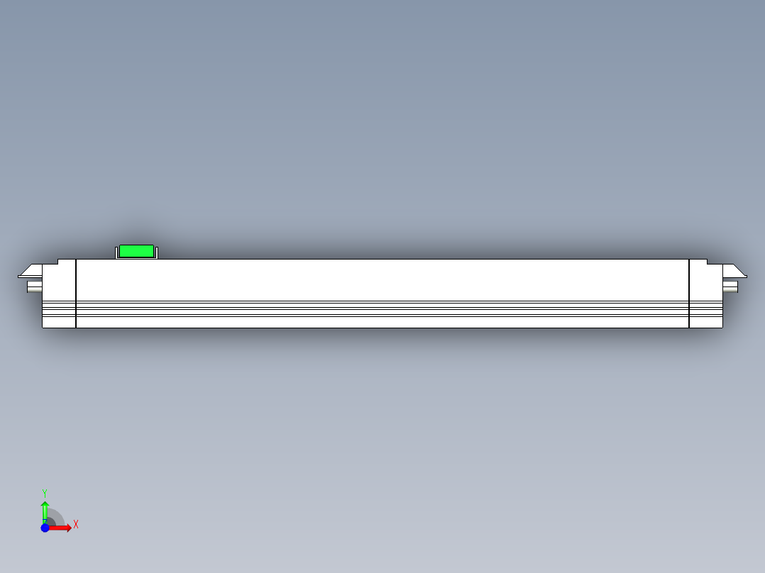 型材-KJN POWER STRIP X 4 WITH SWITCH KJN90600前视图