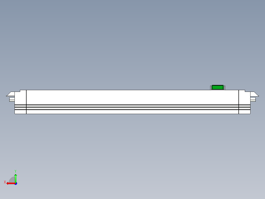 型材-KJN POWER STRIP X 4 WITH SWITCH KJN90600后视图