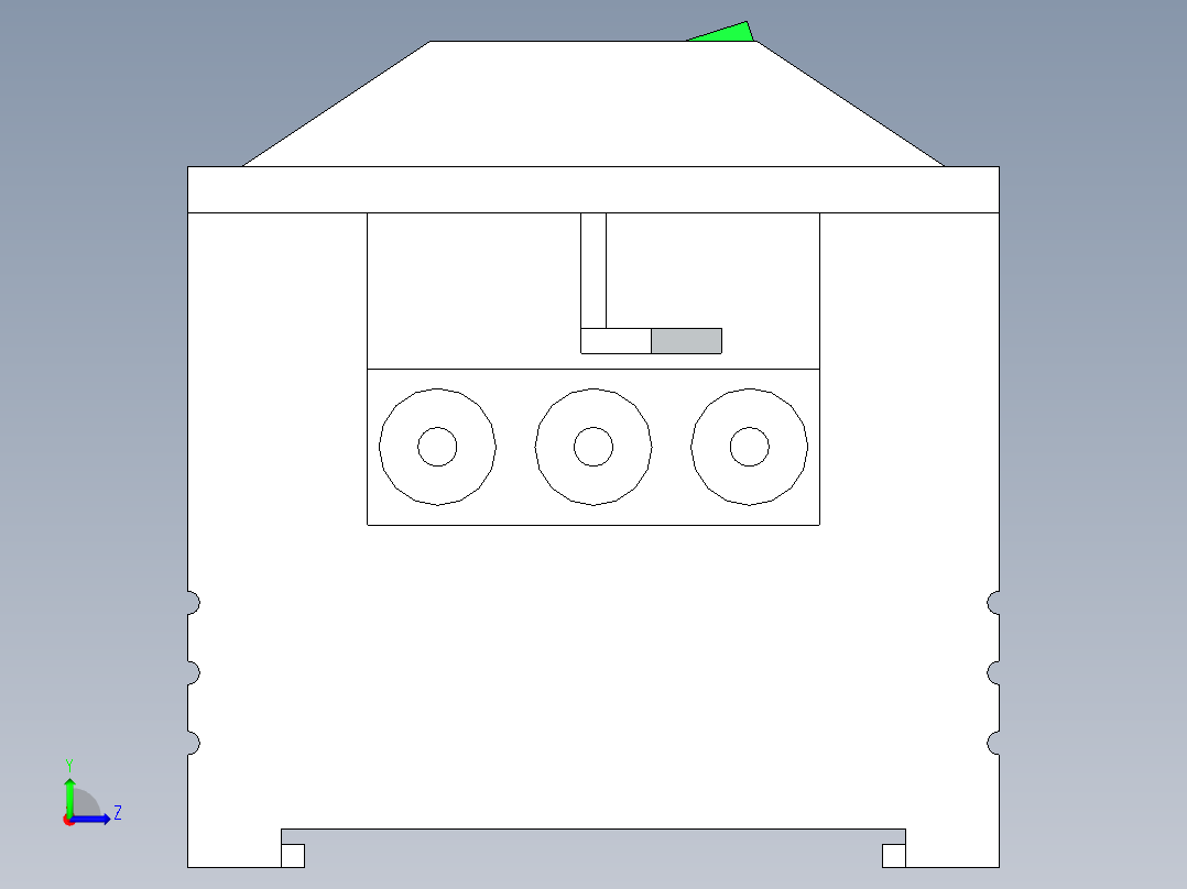 型材-KJN POWER STRIP X 4 WITH SWITCH KJN90600左视图