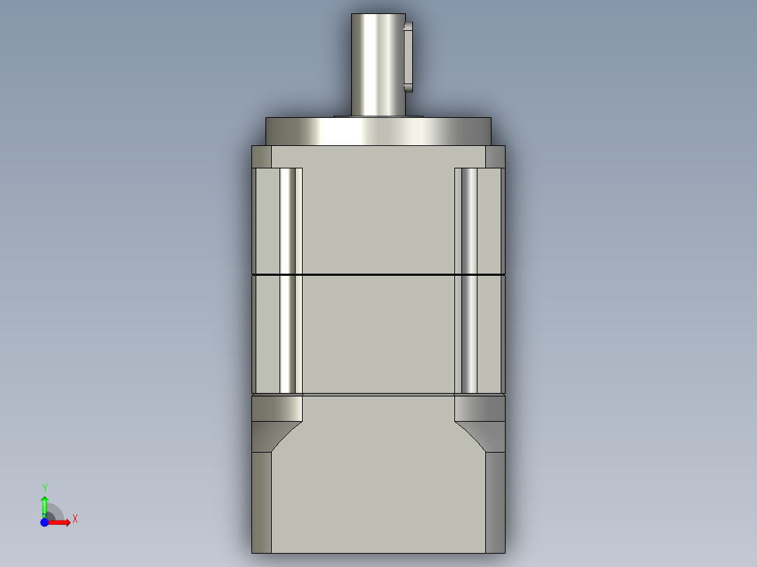 斜齿PGH090-L2 19-70-90-M6 CZ19.STEP前视图