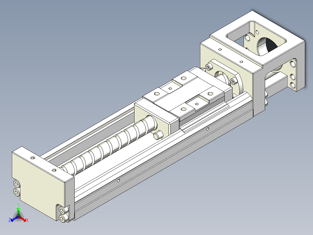 钢基模组-TPA-KSR-6005C-200A1-M-F0S0正等轴测图