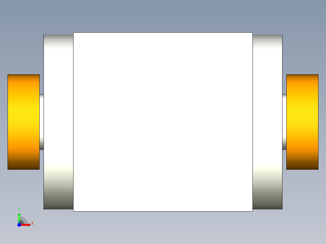 换向器PW90双边锁紧 PLX90-L1 19-70-90-M6.stp前视图