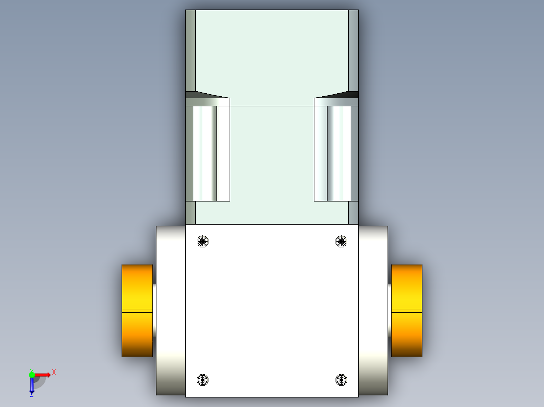 换向器PW90双边锁紧 PLX90-L1 19-70-90-M6.stp俯视图