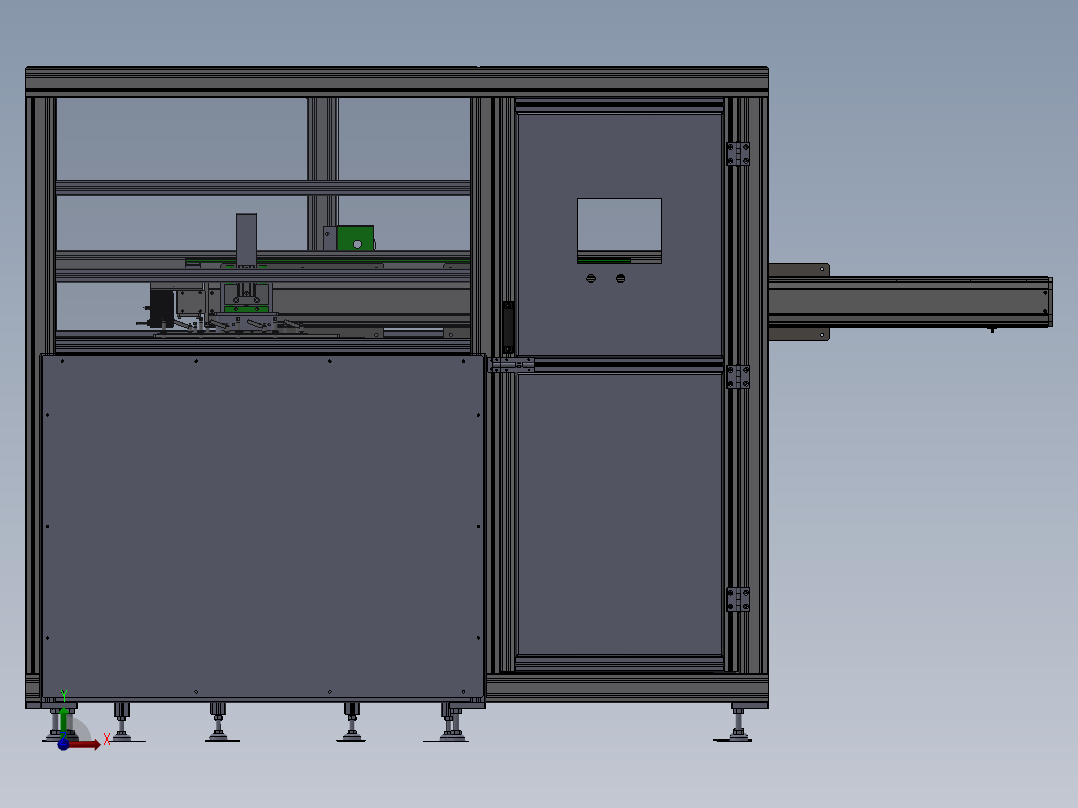液晶面板 搬运抽检设备sw10可编辑前视图
