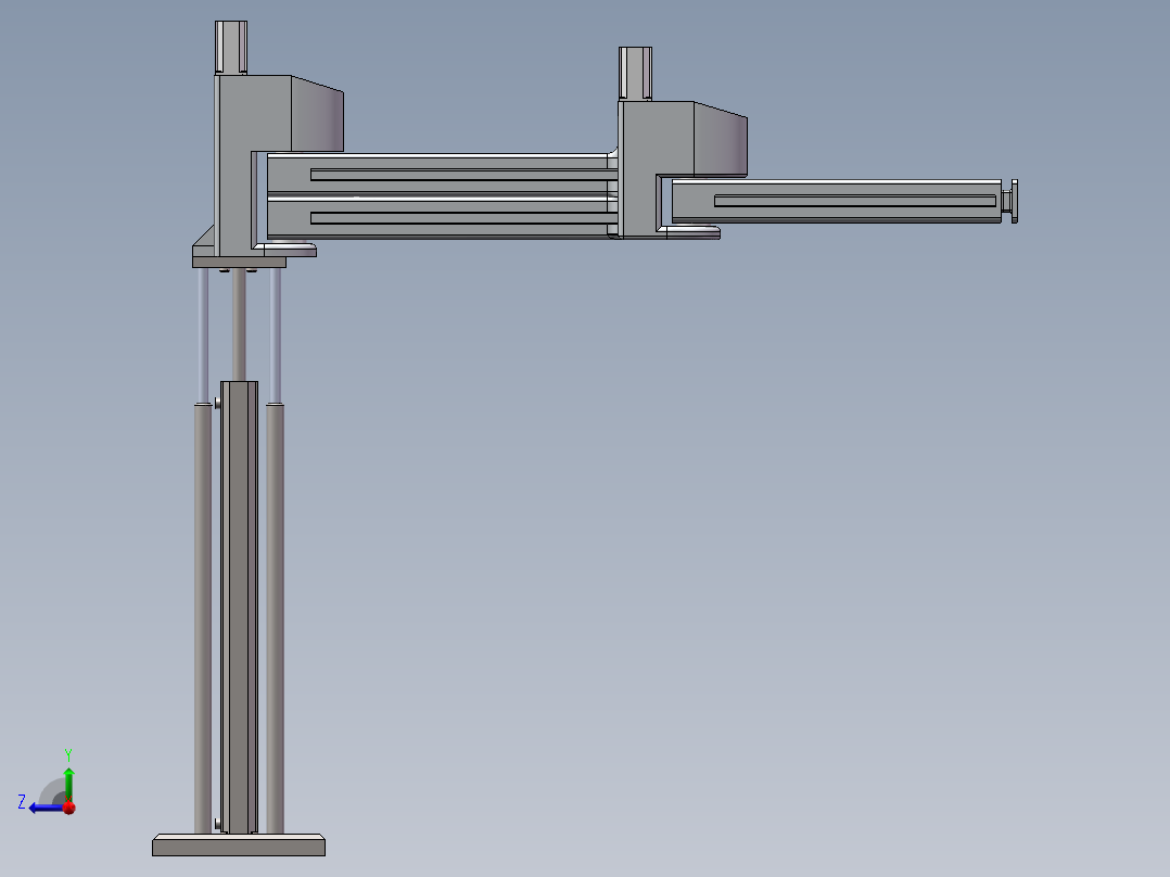 三自由度工业<span style='color: red'>机器人</span>的结构设计图纸+solidworks三维模型+说明书1